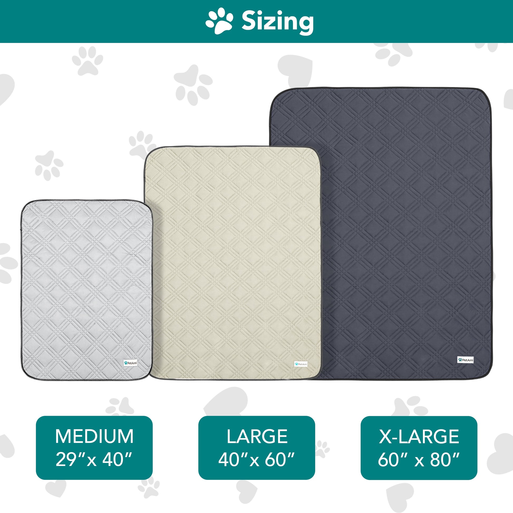 Waterproof Cooling Mat for Dog, Premium Pet Cooling Blanket for Bed Crate, anti Slip Indoor Dog Cool Pad for Sleeping, Q-MAX Large Sofa Couch Cover Mat for Cat, Beige, 40X60