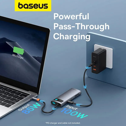 7-In-1 Gen 2 USB C HUB 4K@60Hz HDMI 3* USB 3.0 PD 100W Type C Port SD/TF Card Reader for Macbook Ipad M2 M1 Steam Deck